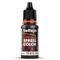 Vallejo Game Color 184 Mahogany (Peau Acajou) - 18ml High-Saturation Acrylic Paint