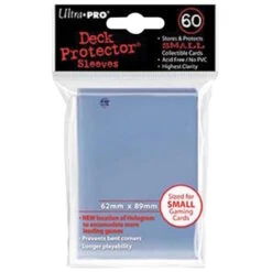 Ultra PRO Small Japanese Size Sleeves - 60 Count Transparent Card Protectors