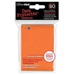 Ultra PRO Japanese Size Card Sleeves - Orange (60 Count)