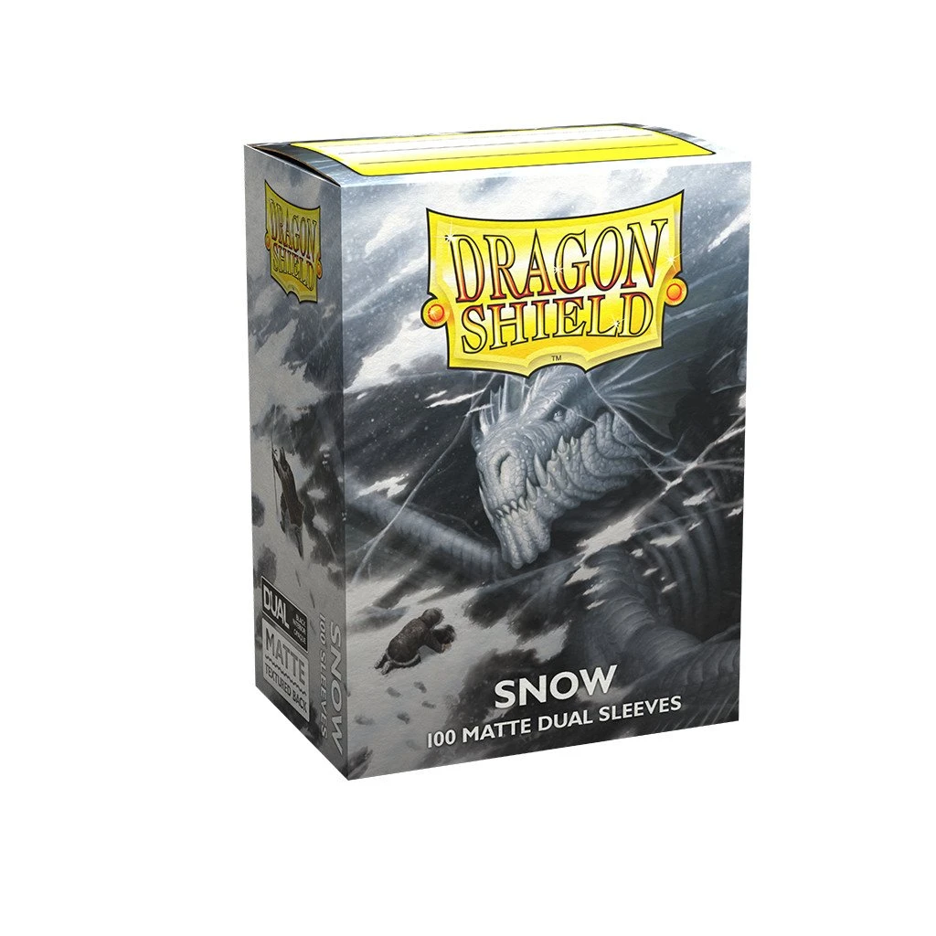 Dragon Shield DS100 Dual Matte Snow Nirin - Protège-Cartes Format Standard 2 Dragon Shield DS100 Dual Matte Snow Nirin - Protège-Cartes Format Standard – Image 2