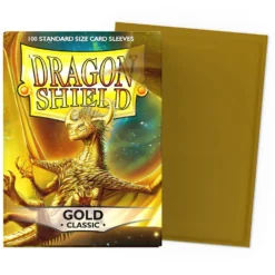 Dragon Shield Classic Standard Card Sleeves - Gold (100 Count)