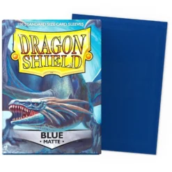 Dragon Shield Matte Card Sleeves - Blue (100 Standard Size Pack)