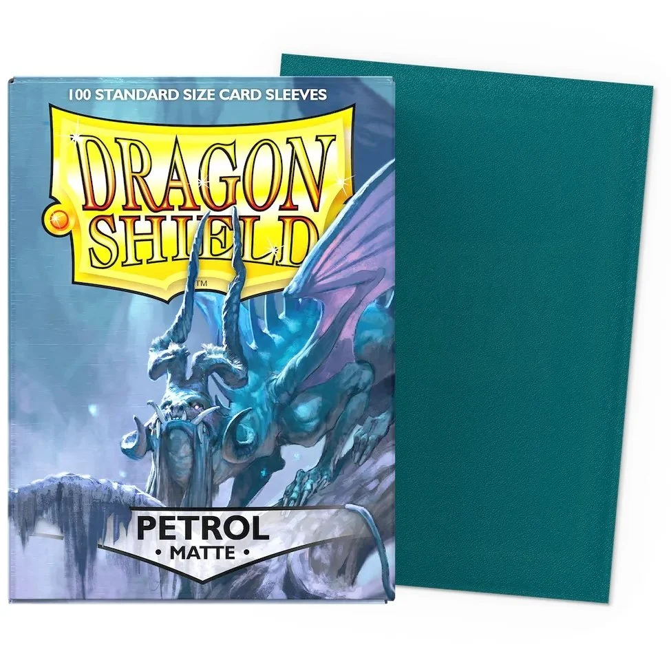 Dragon Shield Matte Standard Sleeves - Petrol (100 Count) 1 Dragon Shield Matte Standard Sleeves - Petrol (100 Count)