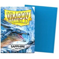 Dragon Shield Matte Sapphire: 100 Premium Standard Size Card Sleeves