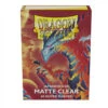 Dragon Shield Japanese Size Outer Sleeves – Matte Clear (60 Count)