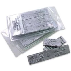 Prince August Model Metal Alloy - Blister Pack of 3 Pre-cut Bars (2048)