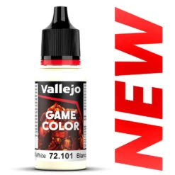 Vallejo Game Color 18ml - Off White (72101) High-Opacity Acrylic Paint