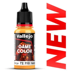 Vallejo Game Color: Sunset Orange - 18ml Acrylic Modeling Paint