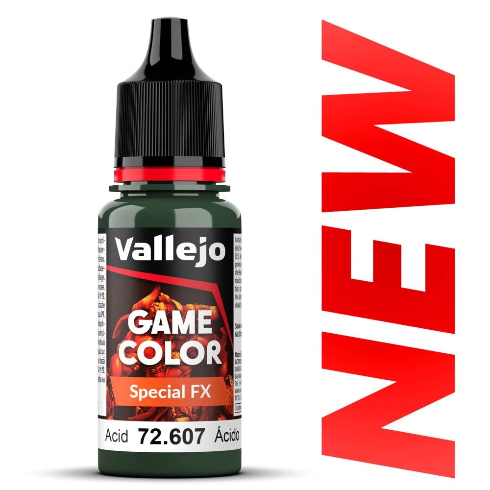 Vallejo Game Color Special FX: Acid - 18ml Professional Acrylic Paint 1 Vallejo Game Color Special FX: Acid - 18ml Professional Acrylic Paint