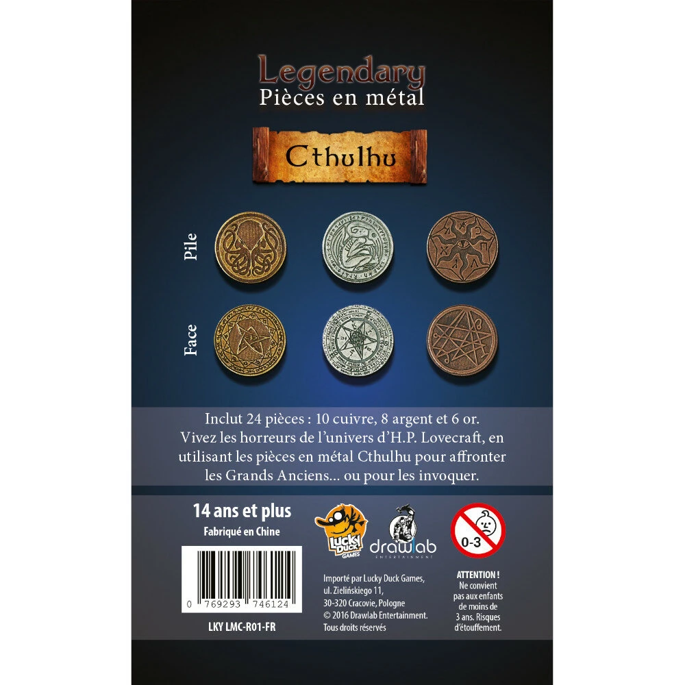 Legendary Metal Coins - Cthulhu Set for RPGs and Board Games 2 Legendary Metal Coins - Cthulhu Set for RPGs and Board Games – Image 2