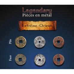 Legendary Metal Coins: Far East Gaming Set (24 Pieces)