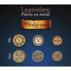 Legendary Metal Coins – Medieval Set (30 Pieces)