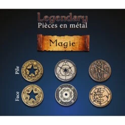 Legendary Metal Coins: Magic Theme Currency Set