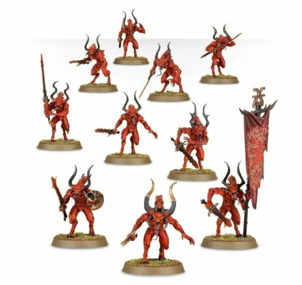 Games Workshop AOS – Daemons Of Khorne – Bloodletters (97-08) 2 Games Workshop AOS – Daemons Of Khorne – Bloodletters (97-08) – Image 2