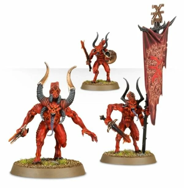 Games Workshop AOS – Daemons Of Khorne – Bloodletters (97-08) 3 Games Workshop AOS – Daemons Of Khorne – Bloodletters (97-08) – Image 3