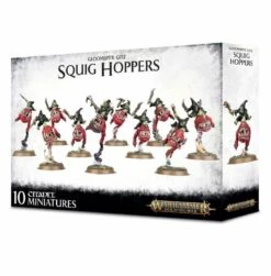 Games Workshop AOS – Gloomspite Gitz – Squig Hoppers (Squigaliers) [89-44]