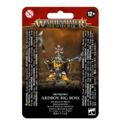 Games Workshop AOS – Orruk Warclans – Ardboy BigBoss / Big Boss Durboy [89-57]