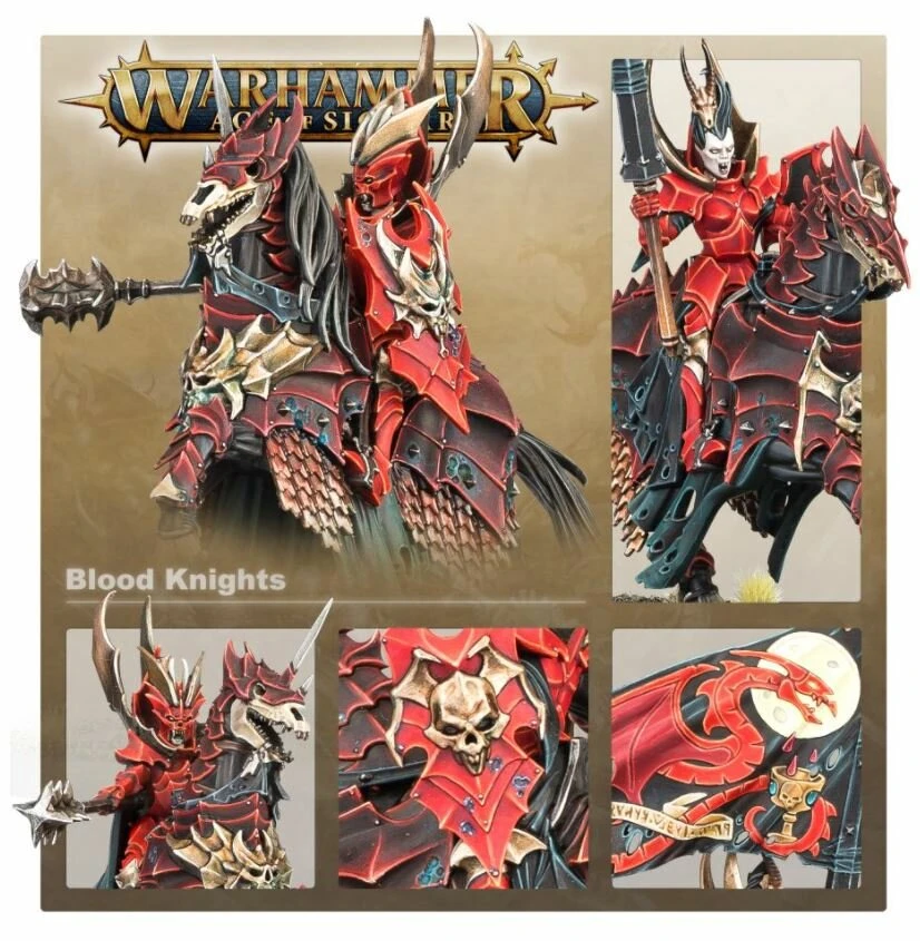 Games Workshop AOS – Soulblight Gravelords – Blood Knight (91-41) 3 Games Workshop AOS – Soulblight Gravelords – Blood Knight (91-41) – Image 3