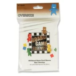 Iello Oversize Board Game Sleeves - 82x124mm Card Protectors (100 Count)