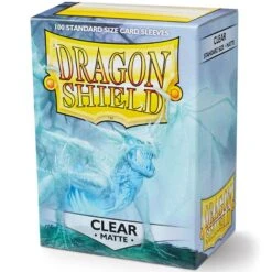Dragon Shield Matte Clear - Boîte de 100 Protège-cartes (Standard)