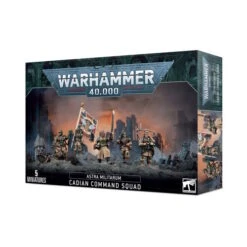 Games Workshop W40K – Astra Militarum – Cadian Command Squad (2023) (47-09)