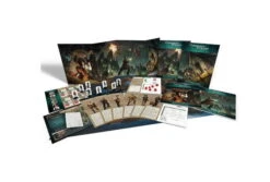 ASMODEE Chroniques Oubliées Cthulhu – Boîte D’Initiation -Les Des masKes Chroniques Oubliees Cthulhu Boite dInitiation Vue jeu