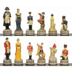 Jeu D’échecs / Chess – Coffret Échecs Historiques – Napoléon Contre Wellington (figurines Peintes à La Main) -Les Des masKes Coffret Echecs Historiques Napoleon contre Wellington figurines peintes a la main2
