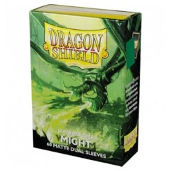 Dragon Shield Dual Matte Might Japanese Size Card Sleeves - 60 Count