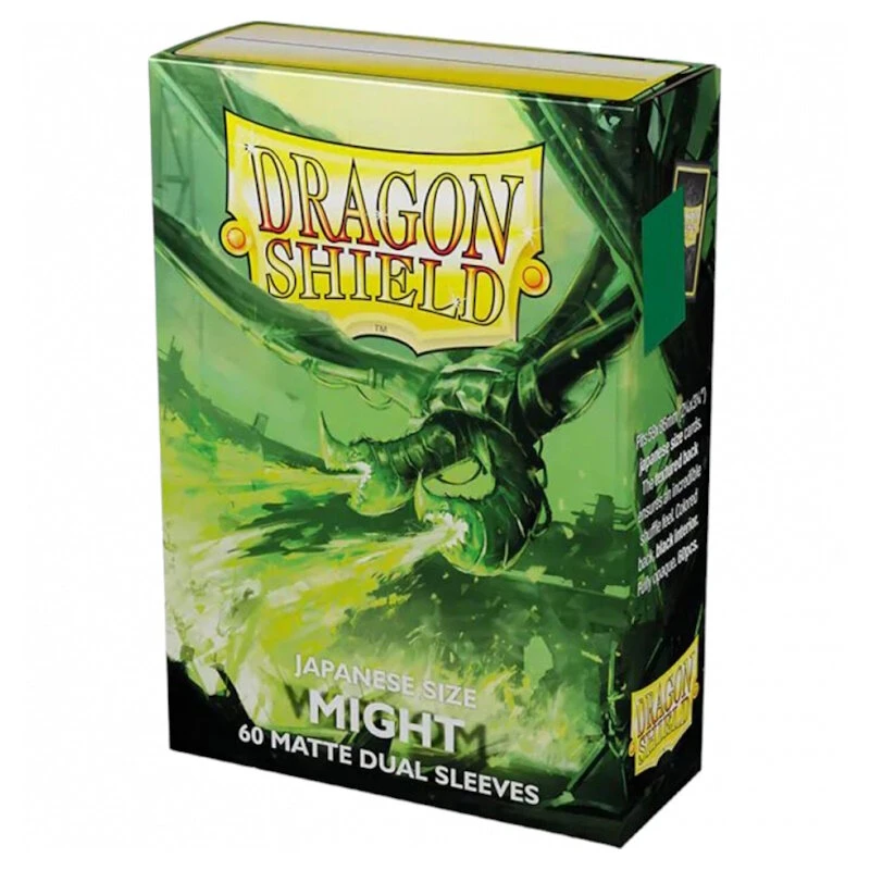 Dragon Shield Dual Matte Might Japanese Size Card Sleeves - 60 Count 1 Dragon Shield Dual Matte Might Japanese Size Card Sleeves - 60 Count