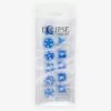 Eclipse Pacific Blue 11-Piece Dice Set and Multi-Dice Storage Box