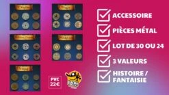 Legendary Metal Coins: Far East Gaming Set (24 Pieces) -Les Des masKes Fiche Legendary 4