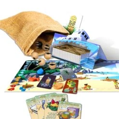 GIGAMIC Galèrapagos 6 GIGAMIC Galèrapagos -Les Des masKes Galerapagos Vue eclatee jeu