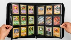 Gemloader Premium 3"x4" Toploader Fit Collector’s Binder - 216 Pockets - Tiffany Blue -Les Des masKes Gemloader Premium 3X4 toploader fit collectors binder 216 pockets Black 5 1