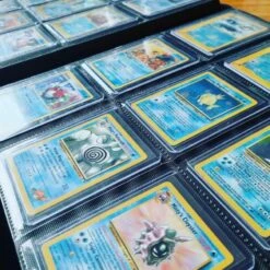 Gemloader Premium 3"x4" Toploader Fit Collector’s Binder - 216 Pockets - Tiffany Blue -Les Des masKes Gemloader Premium 3X4 toploader fit collectors binder 216 pockets Black 6 1