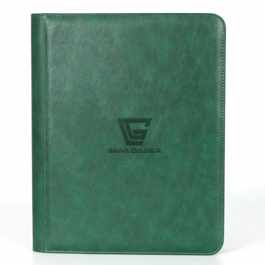 Gemloader Premium Toploader Collector's Binder - 216 Pockets, Green 1 Gemloader Premium Toploader Collector's Binder - 216 Pockets, Green