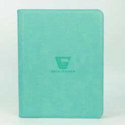 Gemloader Premium 3"x4" Toploader Fit Collector’s Binder - 216 Pockets - Tiffany Blue
