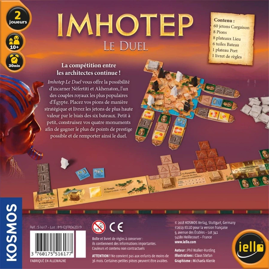 Iello Imhotep – Le Duel 2 Iello Imhotep – Le Duel – Image 2