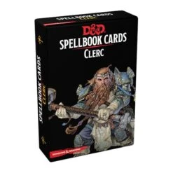 JDR Dungeons & Dragons 5 (DD5) : Cartes De Sorts – Clerc