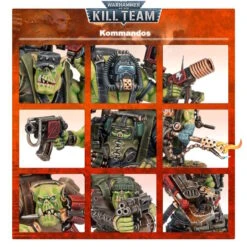Games Workshop W40K – Kill Team – Kommandos / Kommandos Orks [102-86] -Les Des masKes Kill Team Kommandos 2