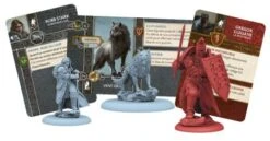 ASMODEE Le Trône De Fer – Le Jeu De Figurines : STARK Contre LANNISTER -Les Des masKes Le Trone de Fer Le Jeu de Figurines 01 Boite de base Stark contre Lannister 3