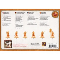 ASMODEE Le Trône De Fer – Jeu De Figurines (TdFJdF) : MARTELL – Lanciers [M24] -Les Des masKes Le Trone de Fer – Jeu de Figurines MARTELL – Lancier M23 3