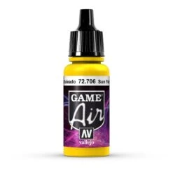 Vallejo Game Air 17ml - Sun Yellow (Jaune Solaire) PGA706