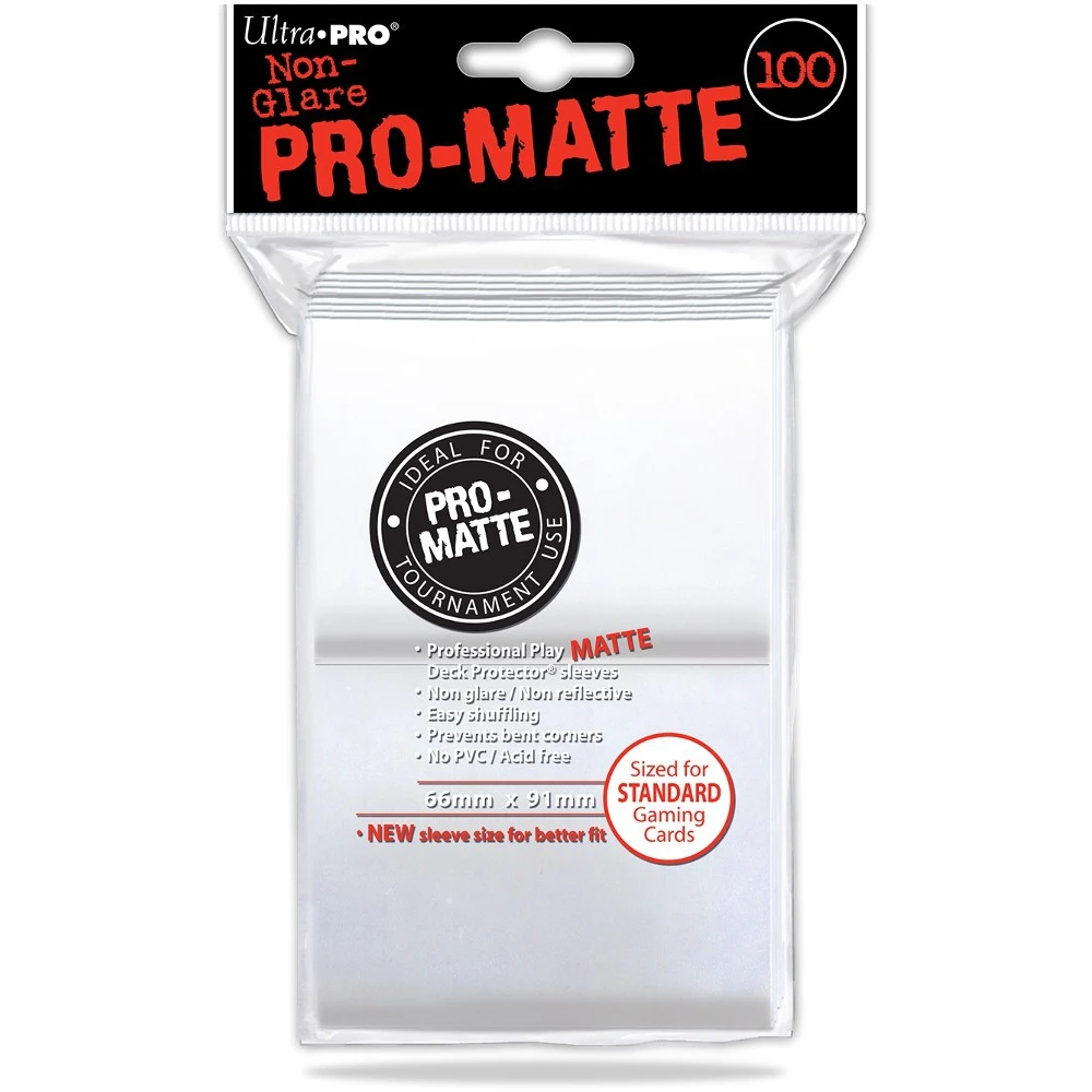 Protège-cartes Pro-Matte Blanc Premium (Pack de 100) 1 Protège-cartes Pro-Matte Blanc Premium (Pack de 100)