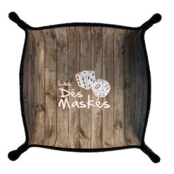 Piste de Dés Les Dés Maskés - Accessoire Premium en Néoprène (20x20cm)