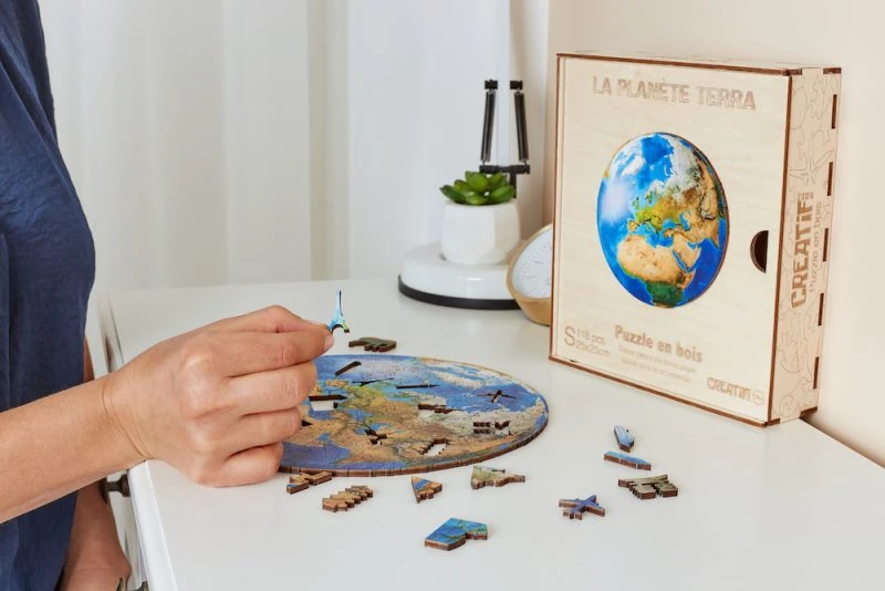 Puzzle En Bois – Planete Terra 5 Puzzle En Bois – Planete Terra – Image 5