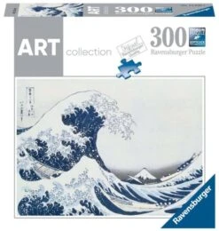 Iello Puzzle – 300pc- RAVENSBURGER : ART COLLECTION – LA GRANDE VAGUE De KANAGAWA