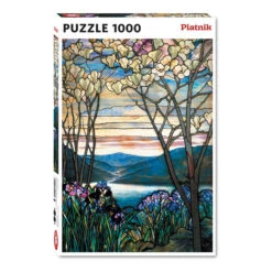 Puzzle Piatnik – 1000 Pc – Tiffany – Magnolias Et Iris