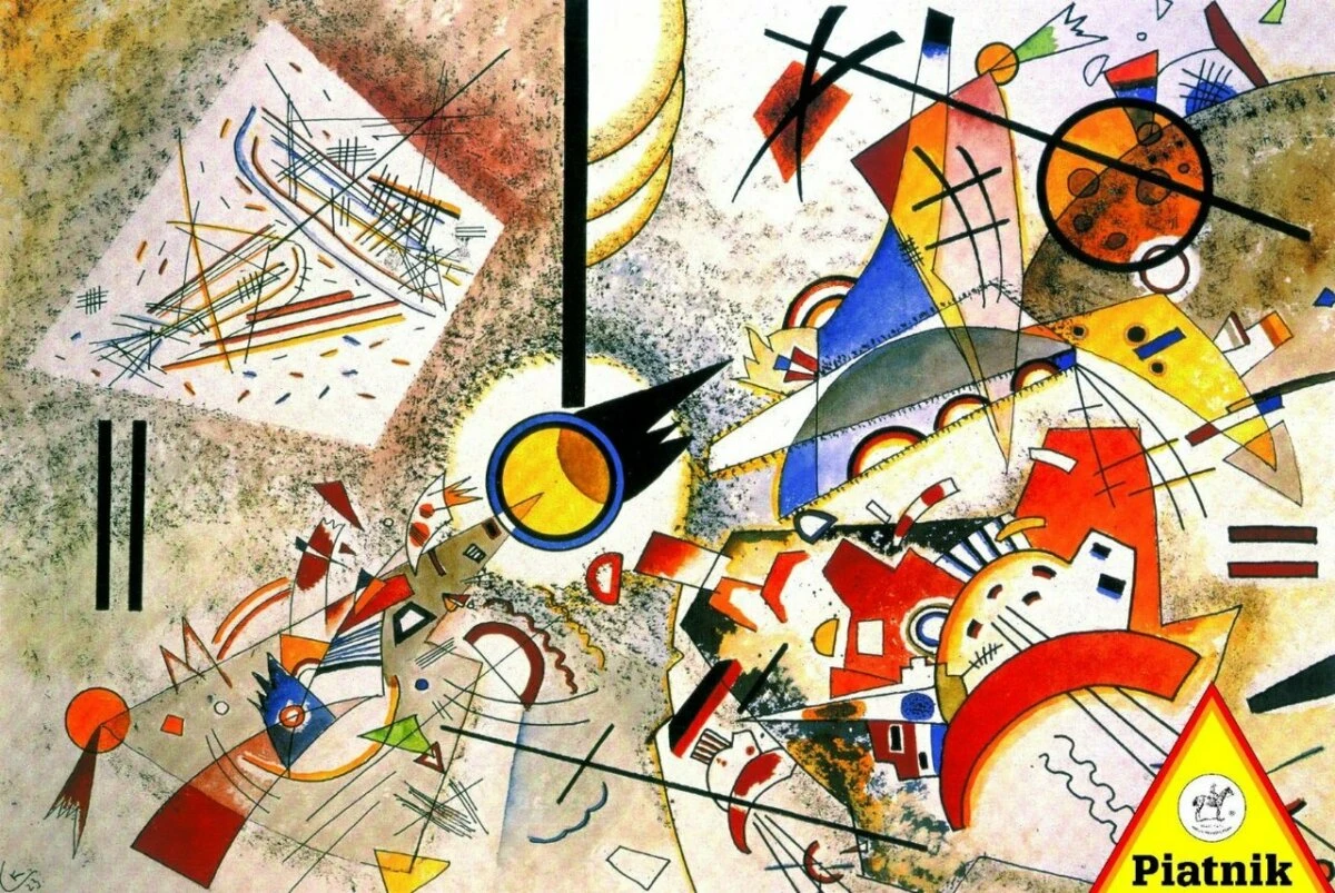 Puzzle Piatnik – 1000pc – KANDINSKY Bustling Aquarelle 1923 2 Puzzle Piatnik – 1000pc – KANDINSKY Bustling Aquarelle 1923 – Image 2