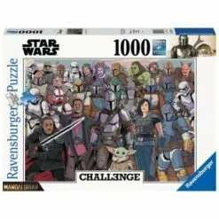 Iello RAVENSBURGER – Puzzle -1000p : Baby Yoda / S.W. Mandalo. (Challenge)