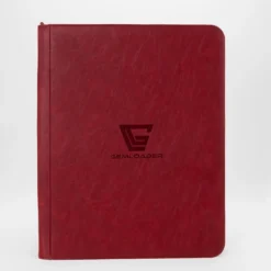 Gemloader Premium 216-Pocket Toploader Collector's Binder - Red